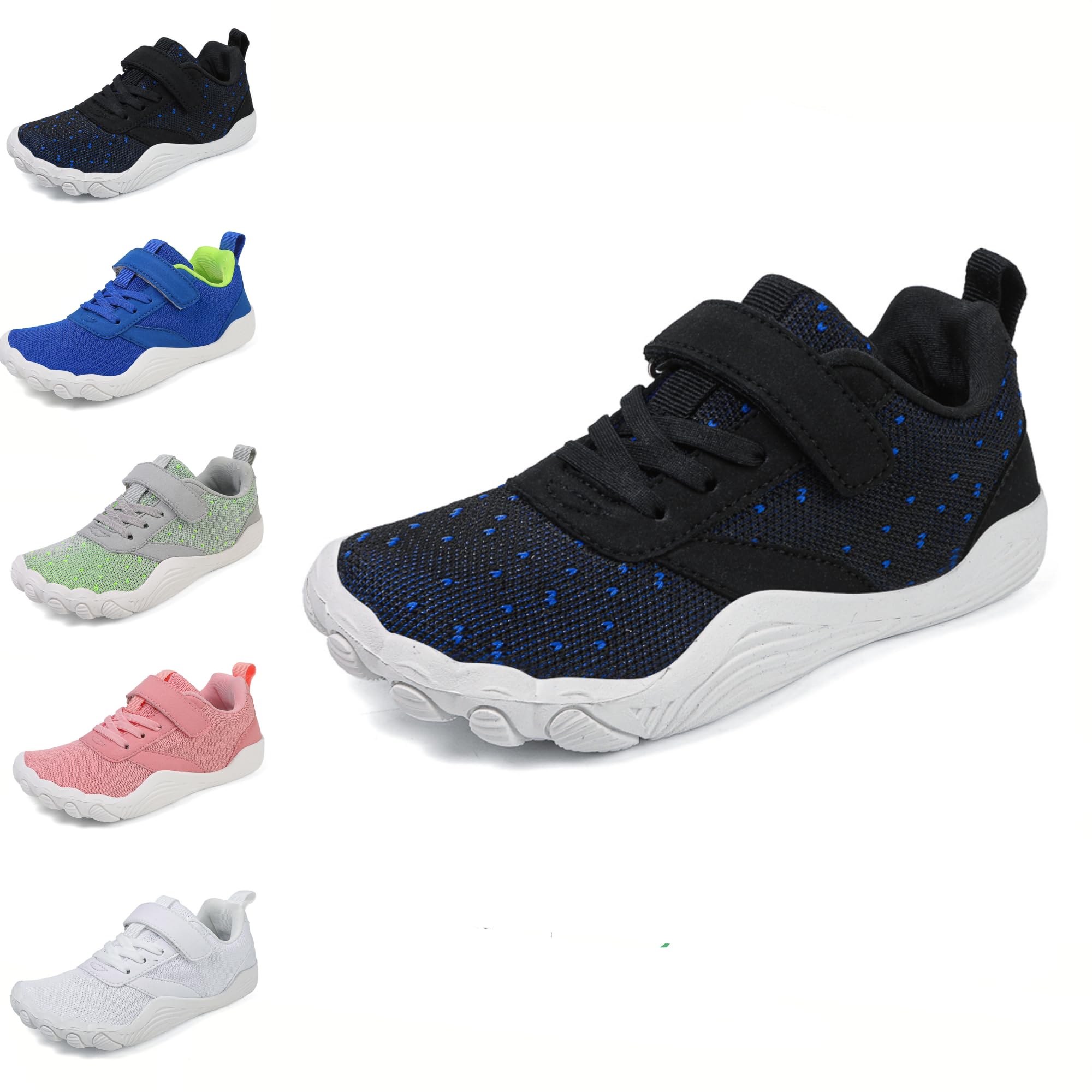 Garçons Filles Chaussures Minimaliste Barefoot,Enfants Chaussures de Randonnée Antidérapantes Léger,Enfants Barefoot Chaussures de Trail pour Semelle Zero Drop GR.25-38