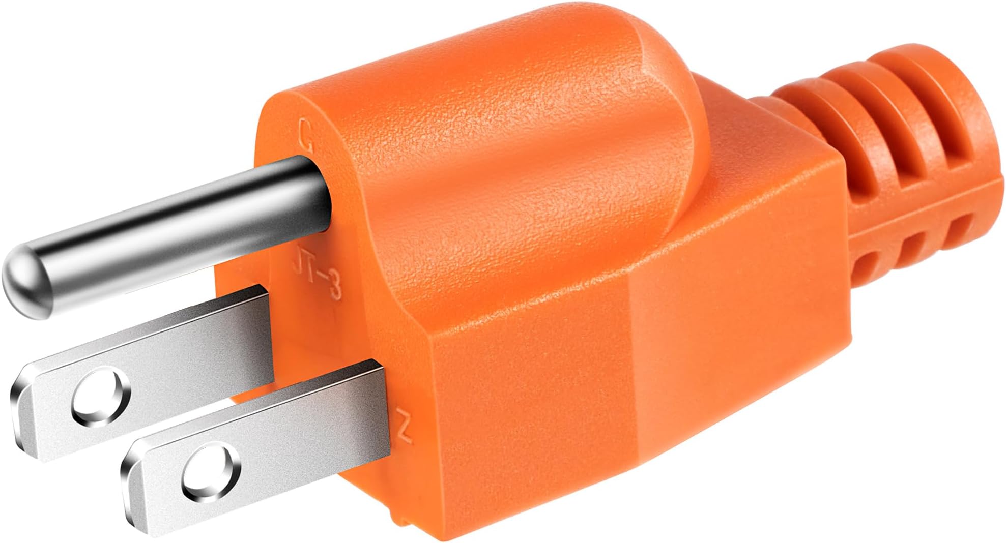 Neutral Ground Bonding Plug for Portable Inverter Generator, Generator Plug with Floating Neutral on RV, Motorhome, Camper, Orange, 1 Pack