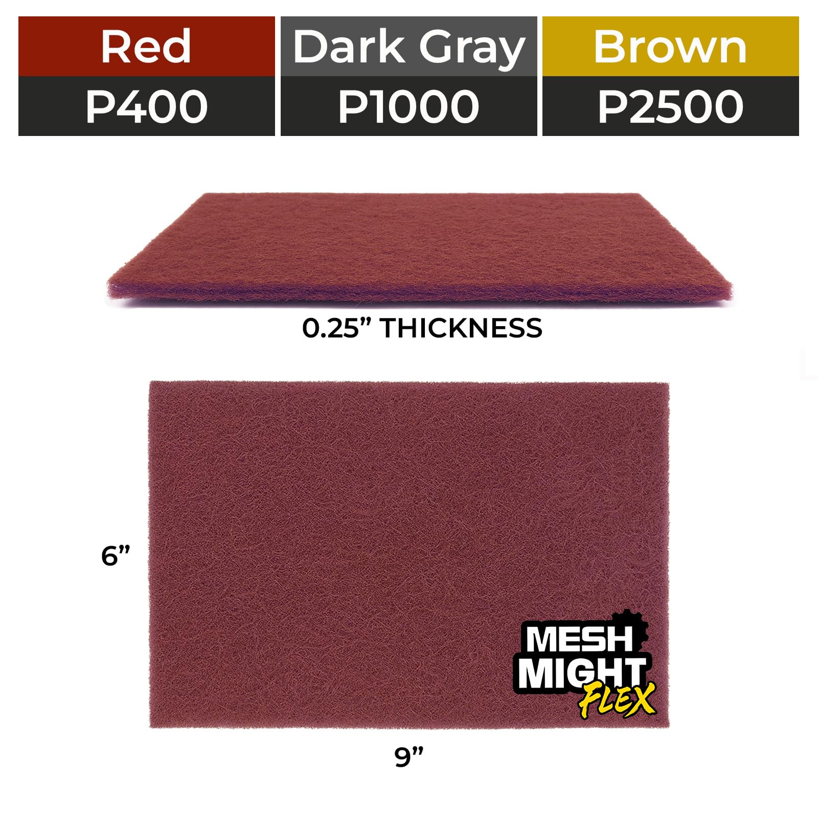 Flex Sanding Pads - 6" x 9" - Automotive & Woodworking -2