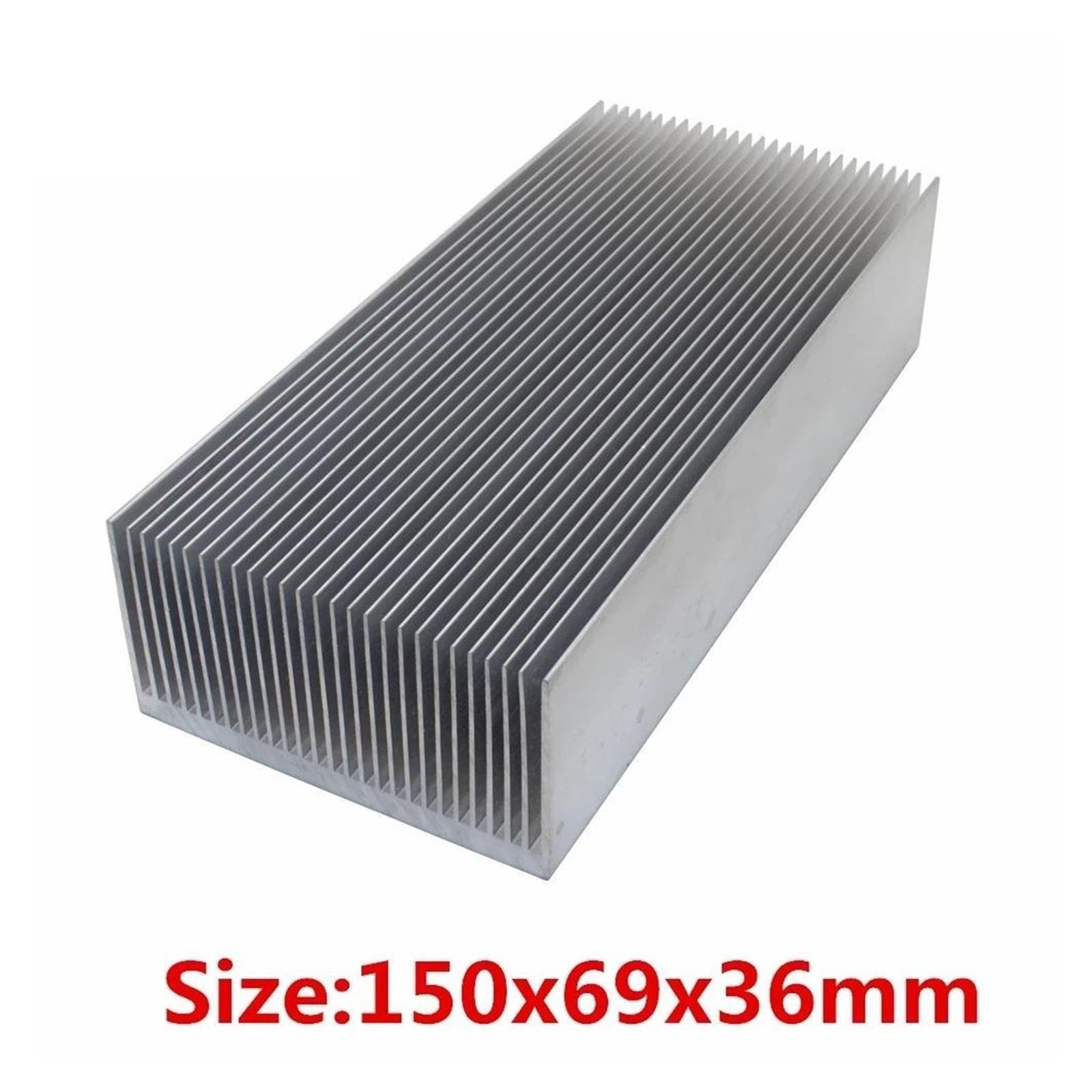 Dissipatore di calore in alluminio 2 pezzi 150x69x36mm