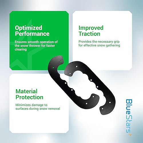 Miniatura 7 de BlueStars 99-9313 Paletas de goma 133-5585 Hoja raspadora 121-6622 Correa de transmisión y kits de hardware - para 210 221 421QE 421QR 621E 621QZE