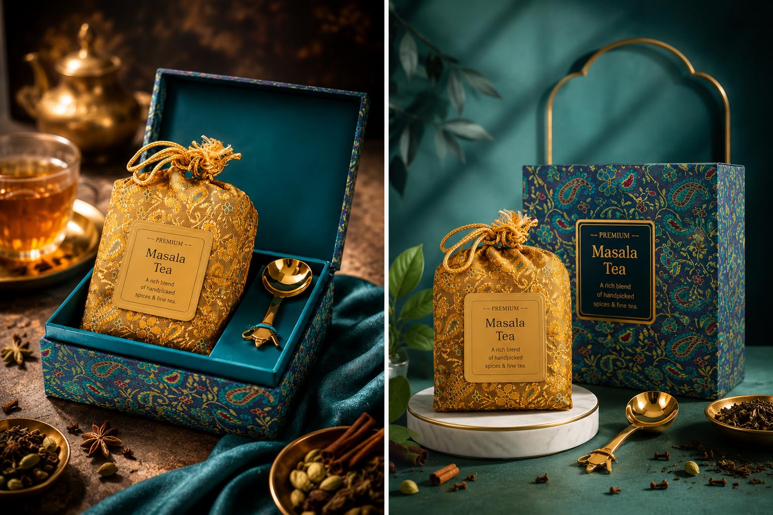 Mittal Teas Masala Chai Gift Box – 100g Loose Leaf Indian Spiced 