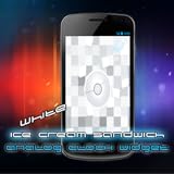 White skin version Galaxy Nexus WHITE Analog Clock Widget ICS Ice Cream Sandwich Android 4.0