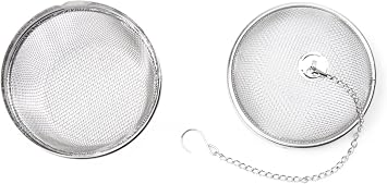Fox Run - 5143 Fox Run Spice Infuser/Tea Ball, 3 x 3 x 3 inches, Metallic