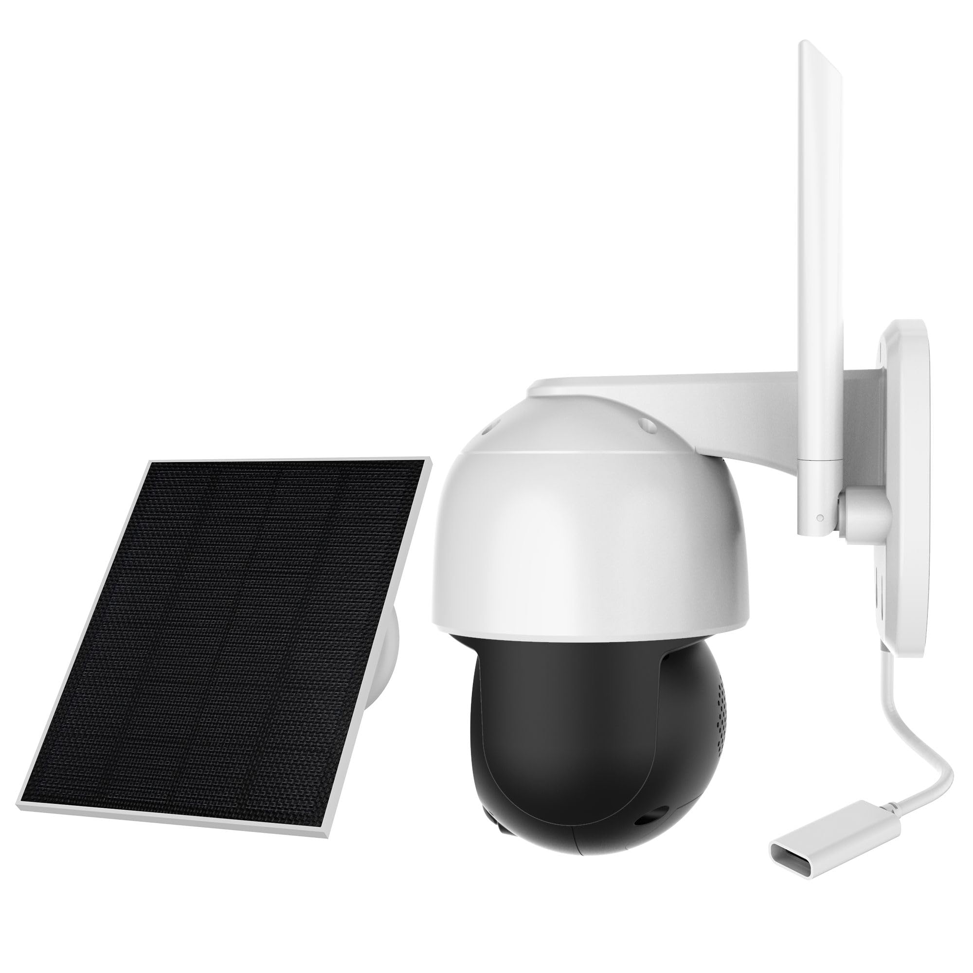 Foscam B4 - Wodoodporna zewnętrzna kamera IP 4 MP WiFi Panel Słoneczny