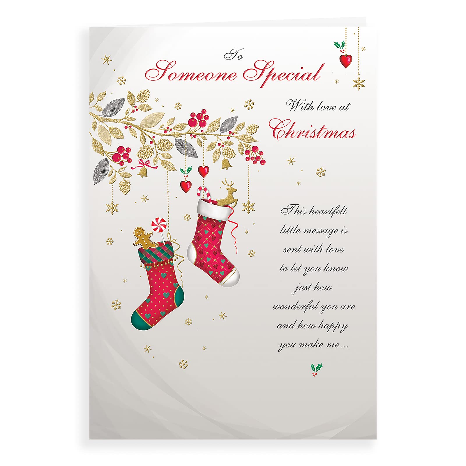 Classic Christmas Card Someone Special - 9 x 6 inches - Regal Publishing