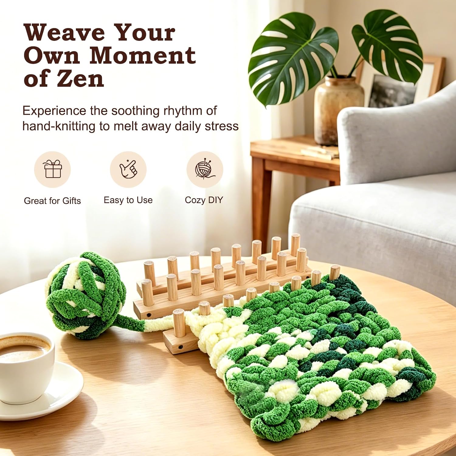 48" Chunky Blanket Loom Knitting Loom