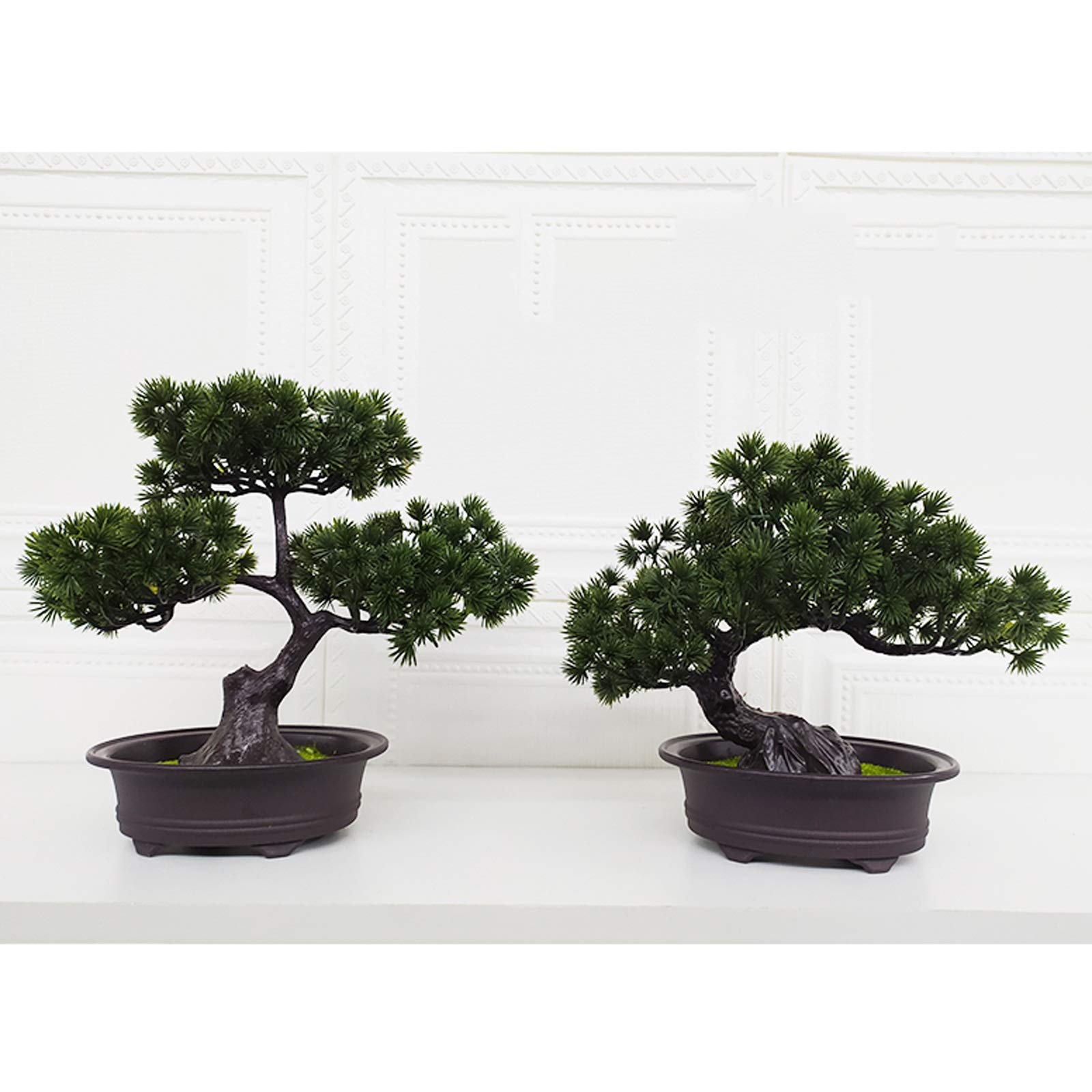 árbol falso Simulación Bonsai Pequeños Adornos Pequeños árboles Potted Plantas Verdes Bienvenido Pine Pine Plastic Flores Artificiales Decoración Interior Decoración Artesanía Regalos Plantas Artifici