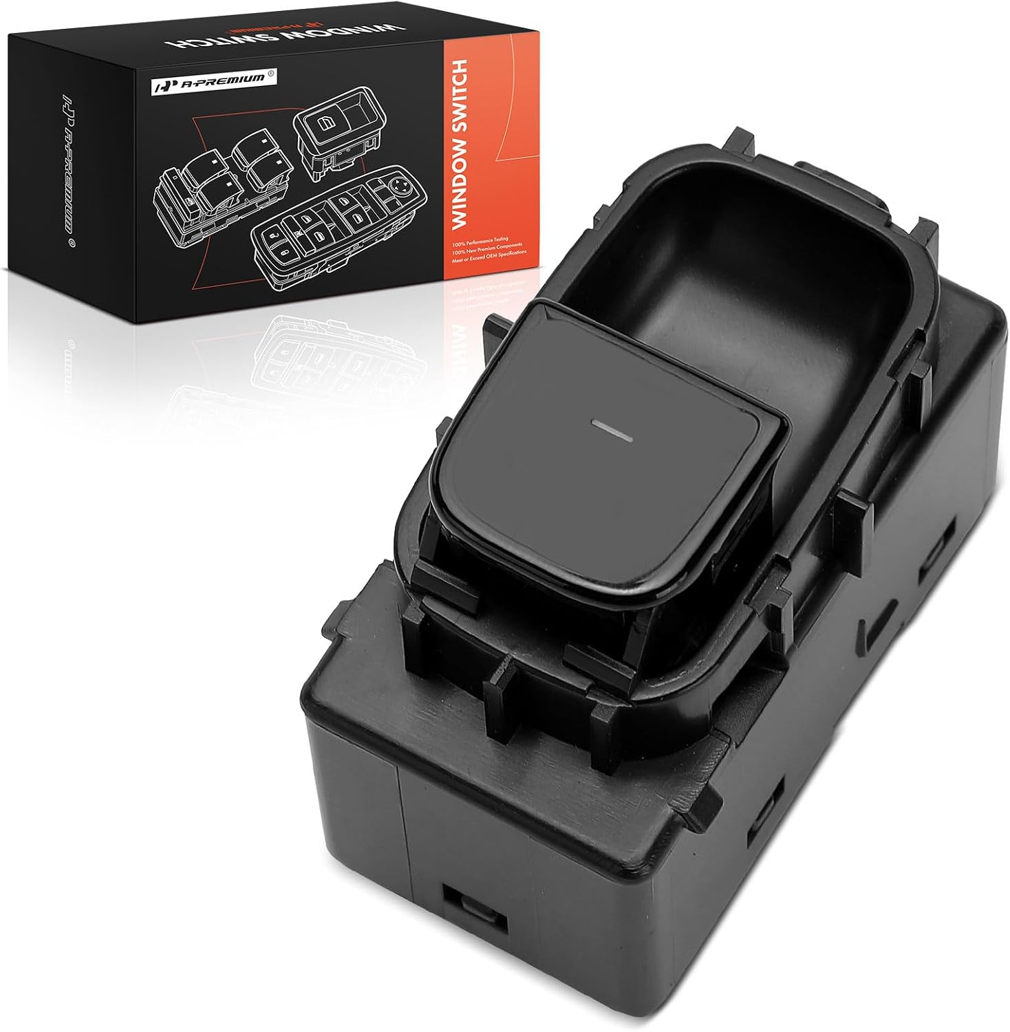A-Premium Power Window Switch Compatible with Tesla Model 3 2017-2023, Model Y 2020-2023, Right Passenger Side