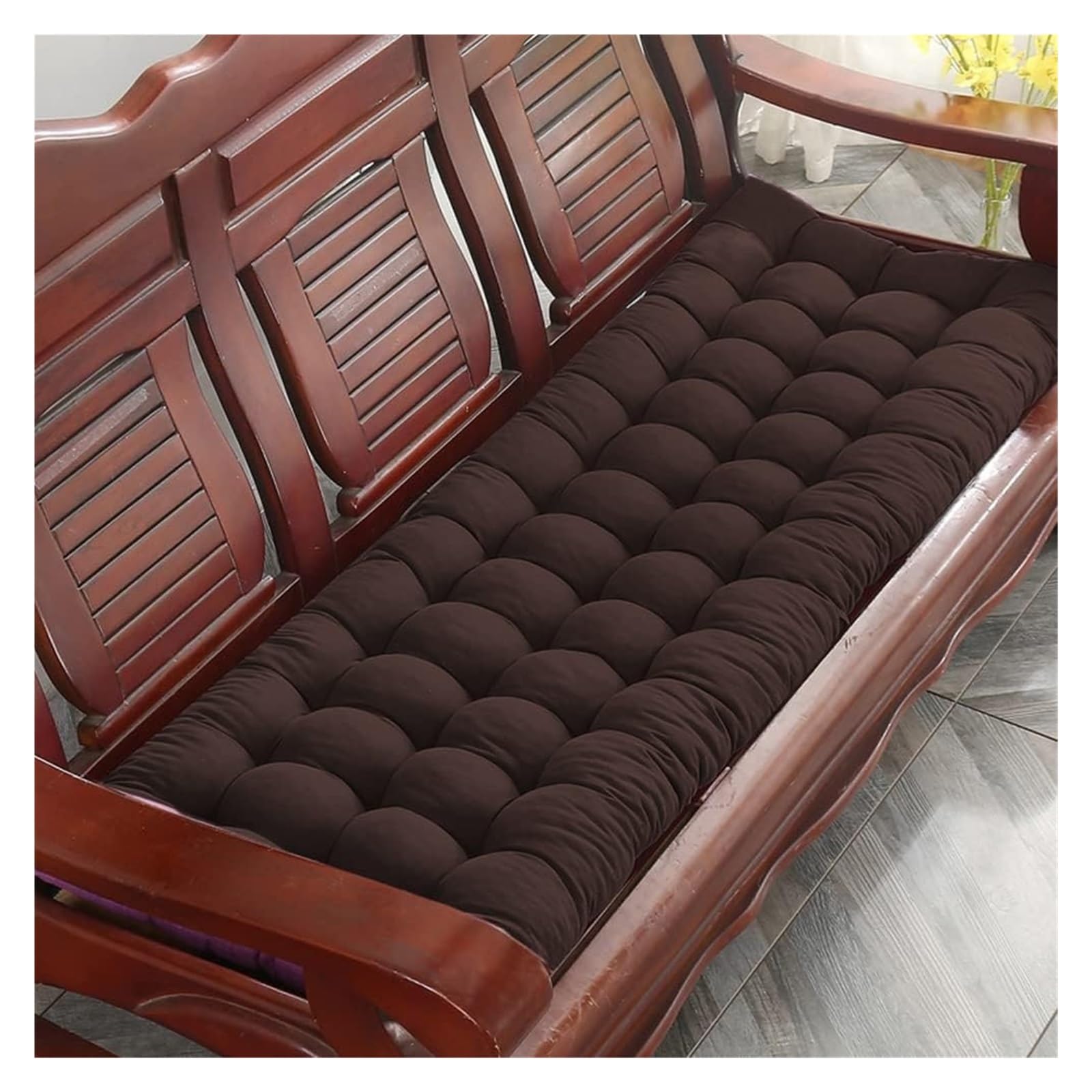 Coussin de banc de jardin Cush imperméable et lavable pour assise de terrasse 160 ou 180 cm