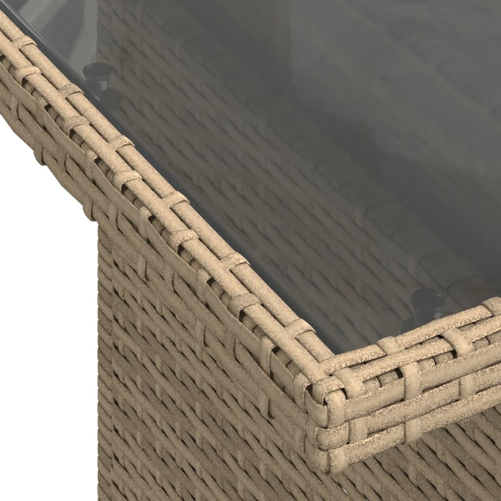 Lechnical Set Divano da Giardino 9 pz con Cuscini Beige in Polyrattan,Set di Conversazione per Patio,Set Salotto da Esterno,Set Divano da Giardino Esterno-3266429
