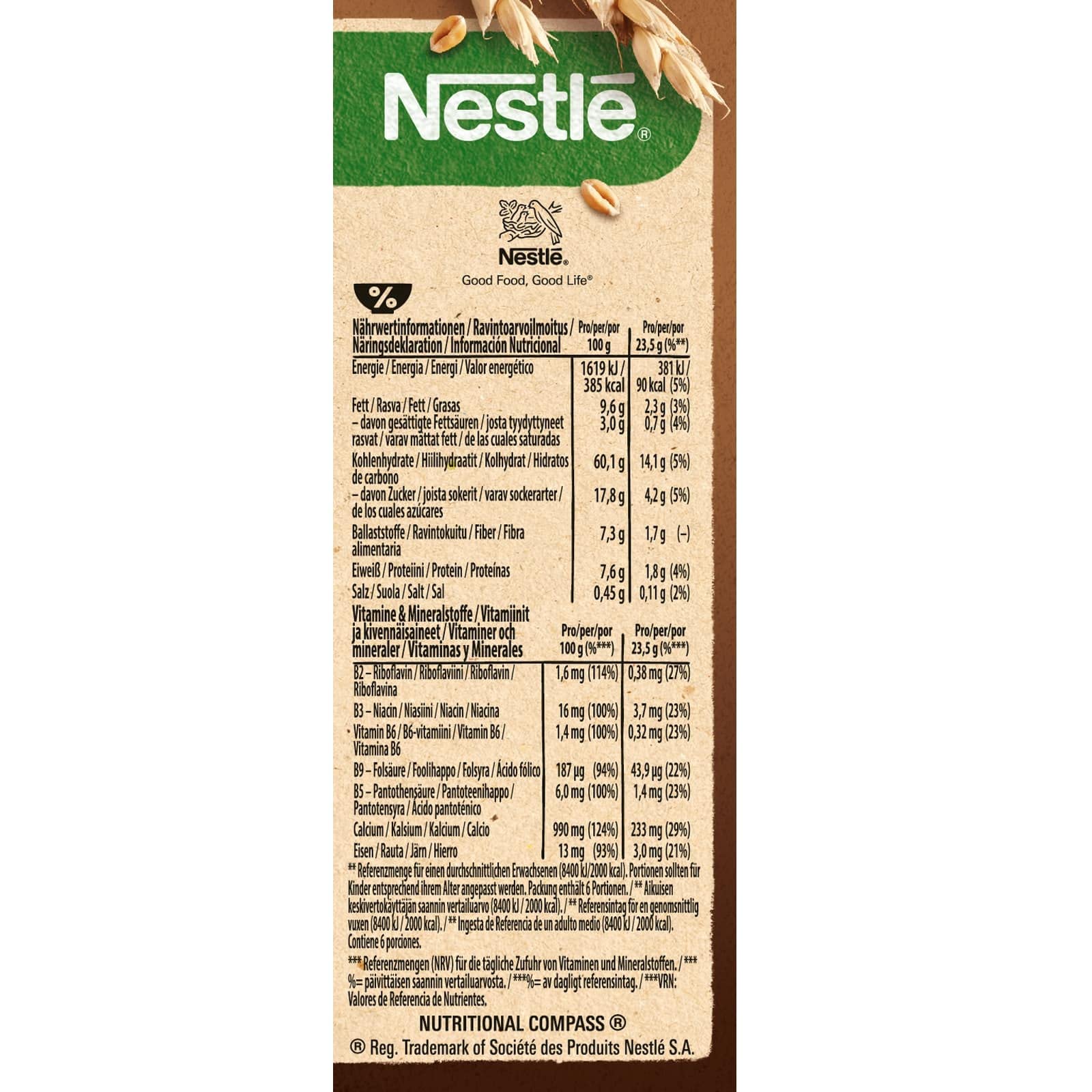 Cereales Nestlé Fitness Chocolate Barritas pack de 8 x 6 (48 barritas)