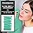 MOONQUEEN Microfiber Facial Cloths Fast Drying Washcloth 12 Pack - Premium Soft Makeup Remover Cloths - Aqua Green