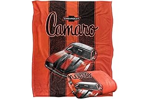 Snuggle Warm with the Chevrolet Camaro Stripes Blanket
