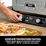 Ninja Woodfire 8-in-1 Electric Outdoor Pizza Oven, Rotisserie & Smoker BBQ with Grate, Pro-Heat Plate, Pizza Stone, Wood Pellets and Shovel, 6 Settings, Dark Orange OO101EU - 8