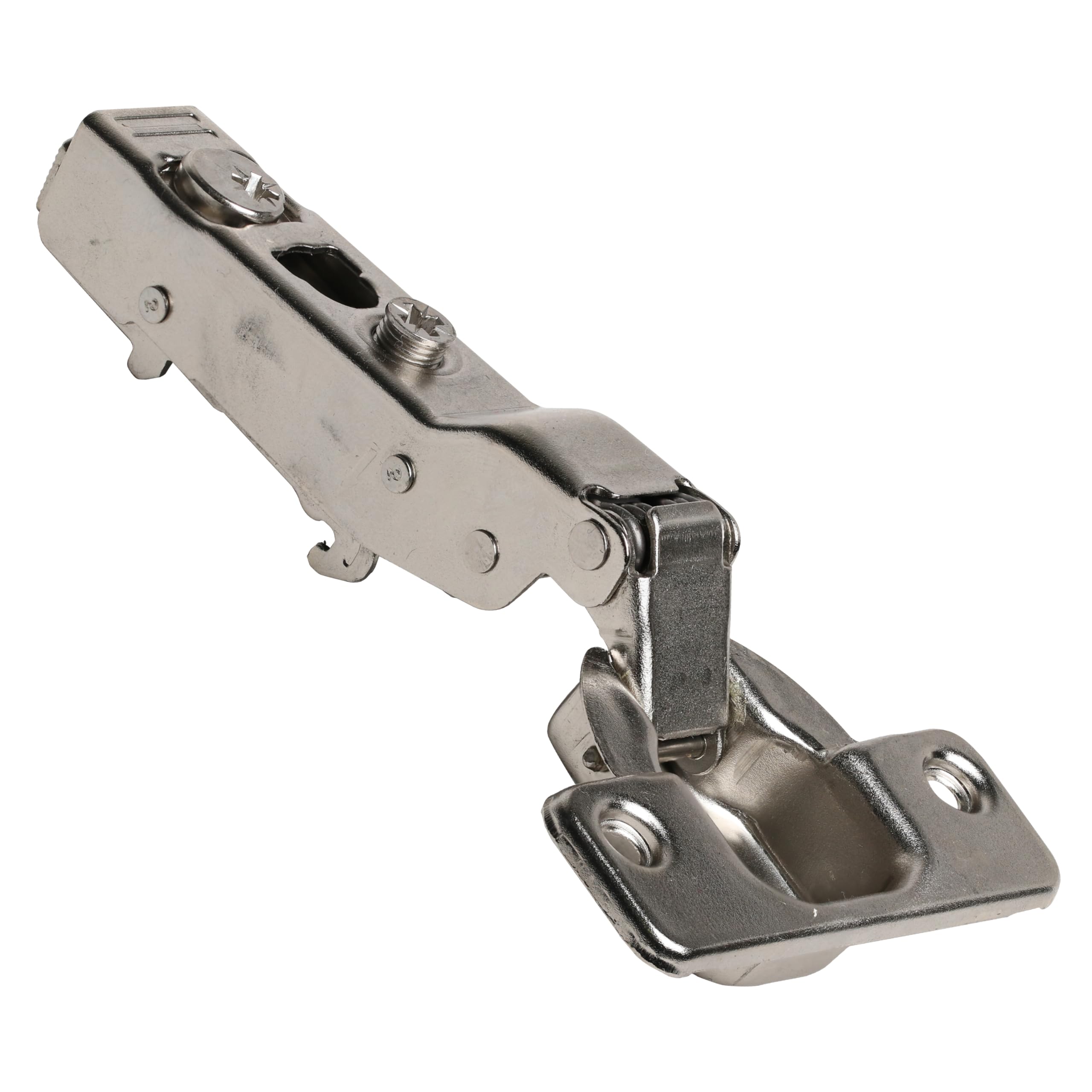 10 Pack Rok Hardware Clip-On 110 Degree Opening Angle, Screw-On Mounting, 35mm Cup Type, 48mm Screw Hole Distance, Soft Close, Half Overlay Cabinet