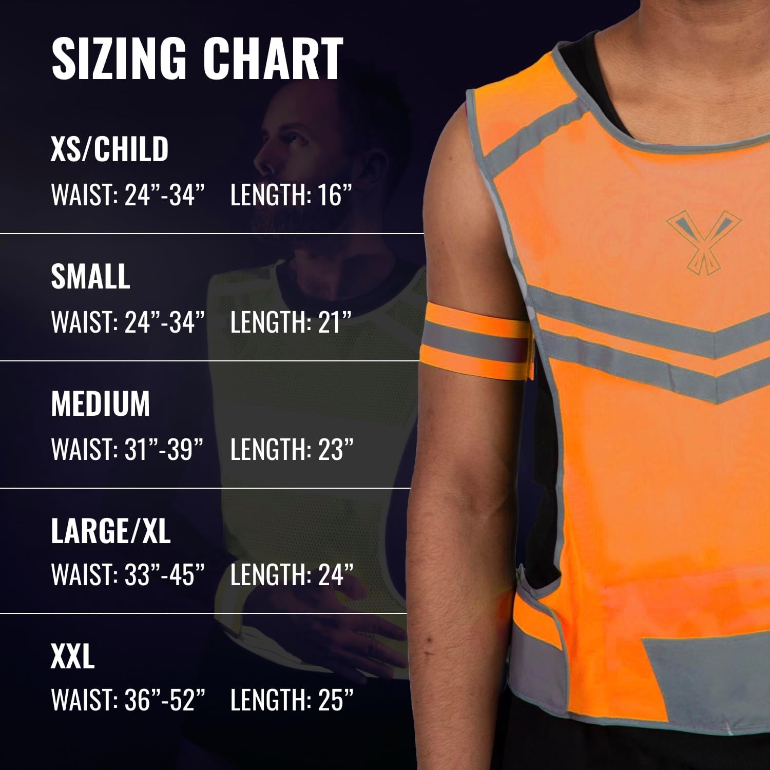 Running Reflective Vest, Inside Pocket & 2 Bands, High Visibility Reflective Running Vest for Night Running Walking Cycling - Image 2