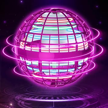 Amplelife Flying Orb Ball 2023 Upgrade - Hand Controlled Mini Hover Ball For Kids Adults Teenagers. Flying Saucer Ball Children'S Toys For Birthday Gift Christmas Halloween New Year Gift purple
