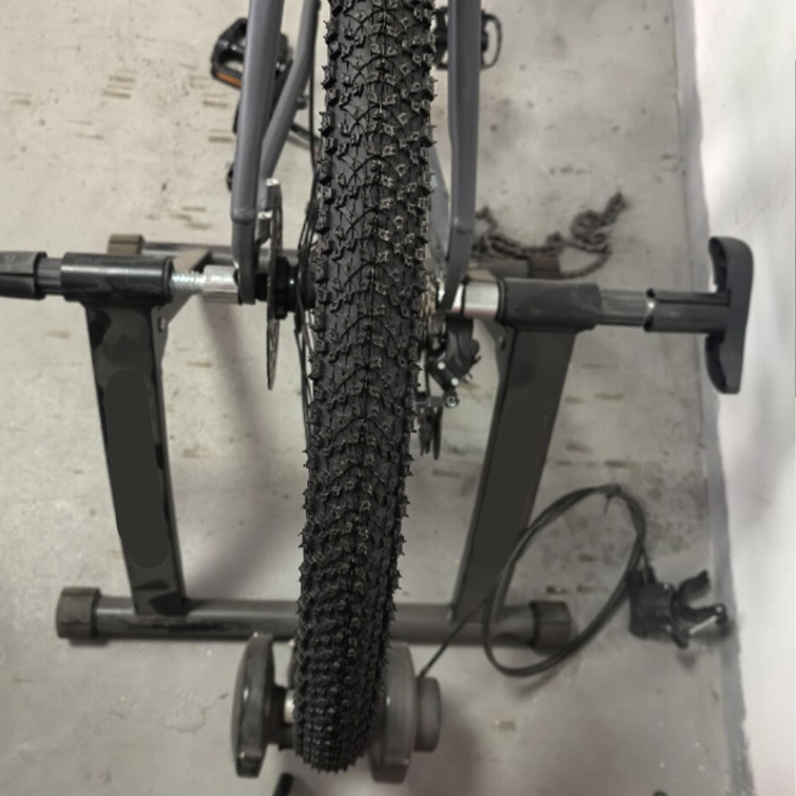Focket Trainer Thru Axle, Lega di Alluminio Adattatore per Perno Passante Spiedo Ruota Posteriore per Interni, Lunghezza da 142mm a 148mm Boost, per da M12x142 a M12x148mm