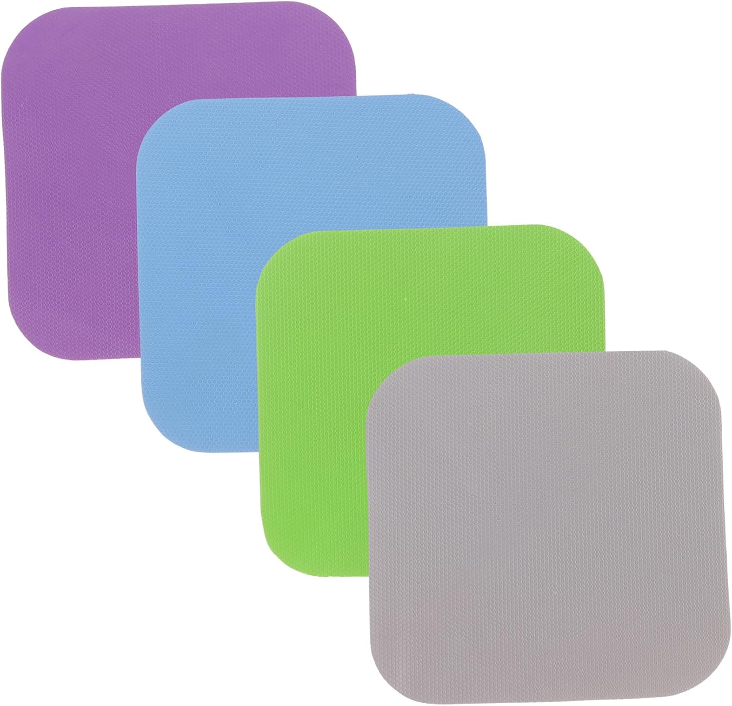 4pcs Rubber Bottle Opening Mat Silicone Jar Opener Gripper Pad Jar Lid Openers Silicone Trivet Mats Soda Lid Gripper Multi Purpose Bottle Can Jigs Beer Small Tools