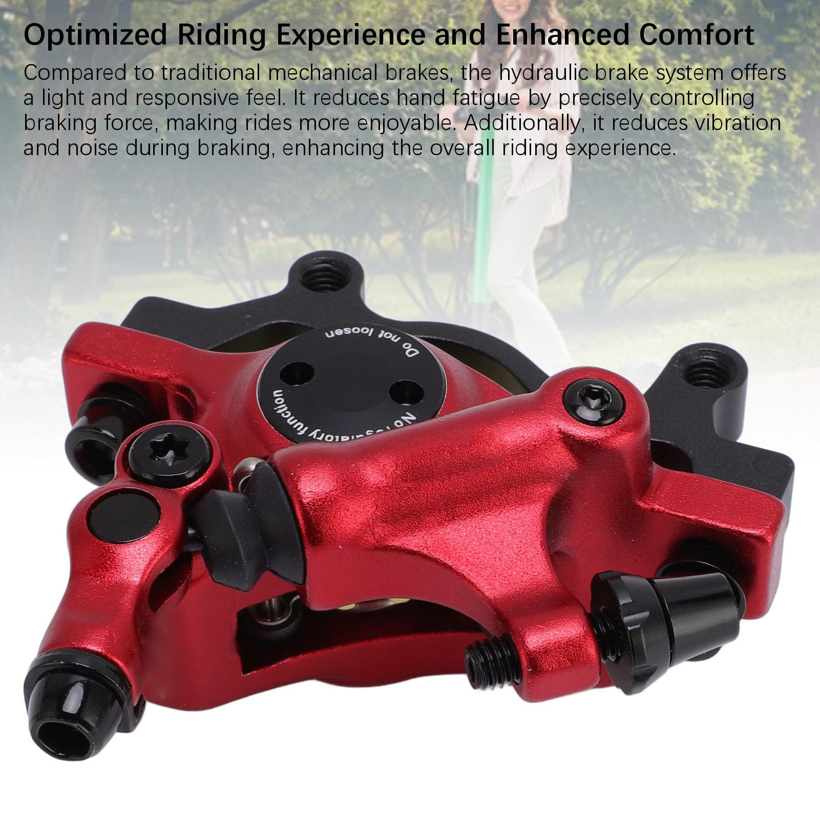 Tbest Pinza Freno a Disco Idraulico HB100 Potente Frenata Lineare per Materiale in Lega di Scooter Elettrici M365 Pro2