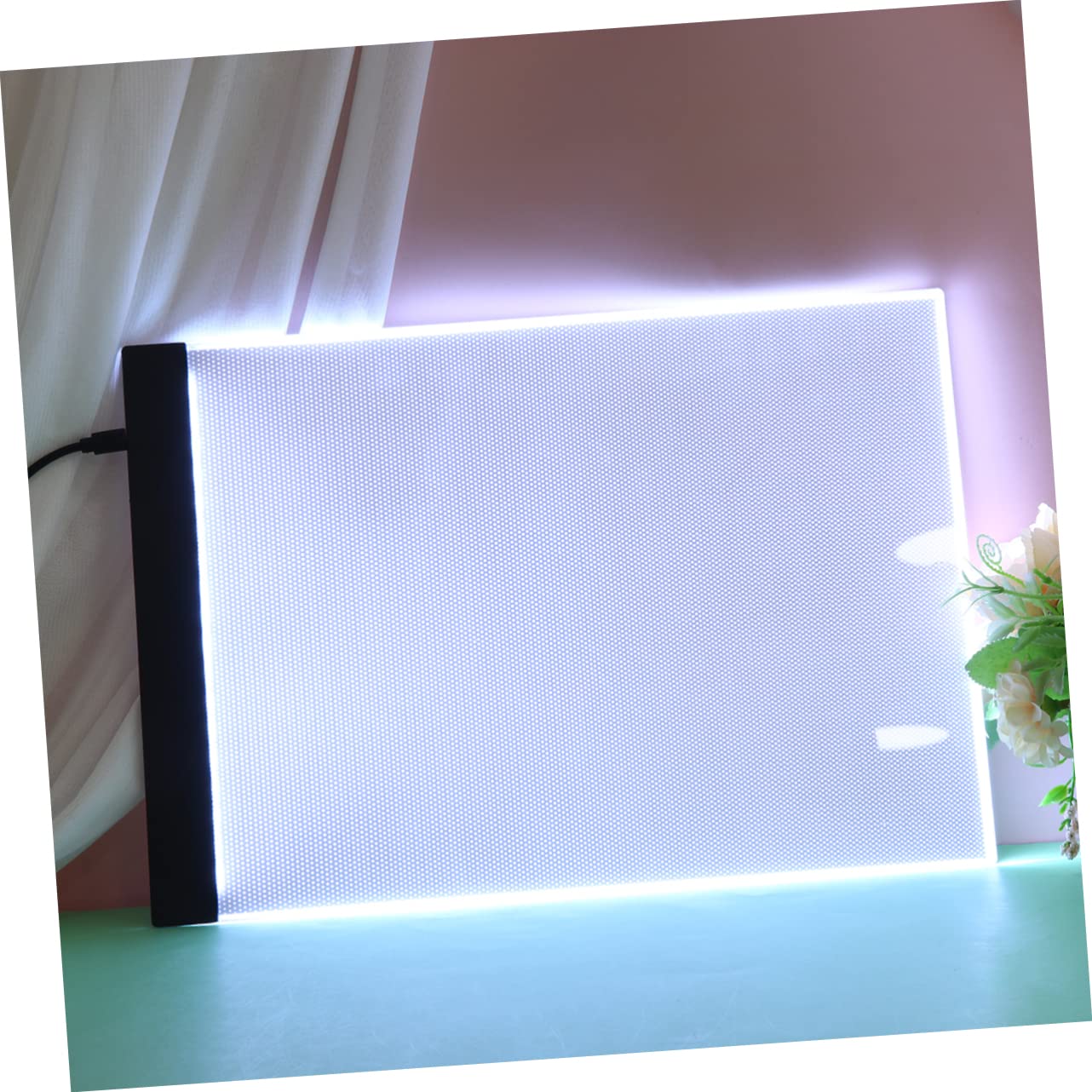 Table Lumineuse A4 en Acrylique Blanc, Boîte de Traçage USB 5v