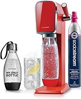 Vista 19 de SodaStream - Máquina de agua con gas ART PAQUETE DE VALOR Sistema de CO2 CQC Incluye 2 cilindros de CO2, 2 botellas de 32 onzas líquidas aptas
