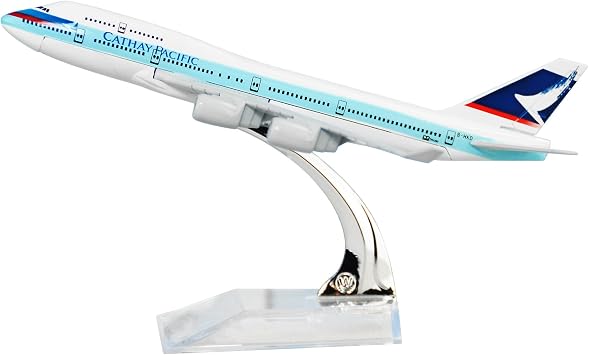 24-Hours Cathay Pacific Airways Boeing 747 Alloy Metal Souvenir Model Airplane