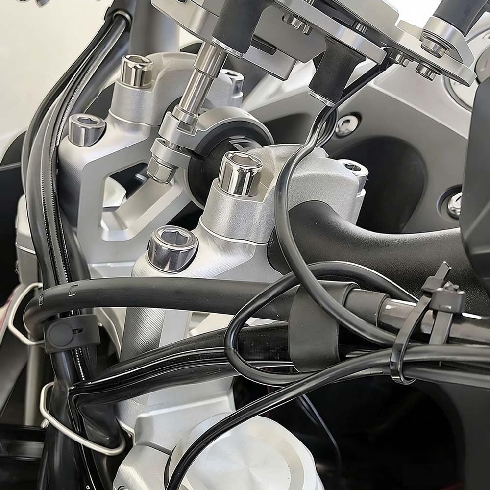 Wsporniki kierownicy Zacisk Wspornika Kierownicy Pasuje Do Tiger 900 GT PRO RALLY TIGER 850 Sport 2020-2022 Podnośnik Podnośnik Kierownicy Riser zacisk