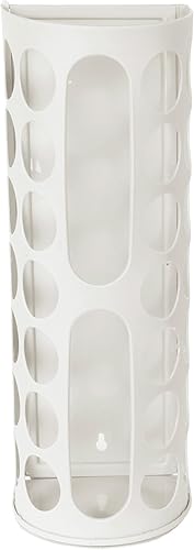 Miniatura 2 de YBM Home Soporte de plástico para bolsas de comestibles y dispensador para almacenar bolsas de comestibles, fácil de colocar sobre el gabinete y