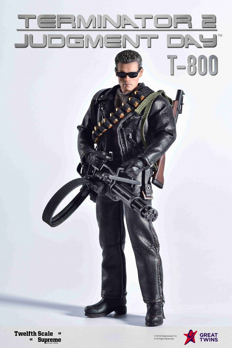 Amazon.co.jp: 【初回特典付属】ターミネーター2 T2 T-800 1/12 