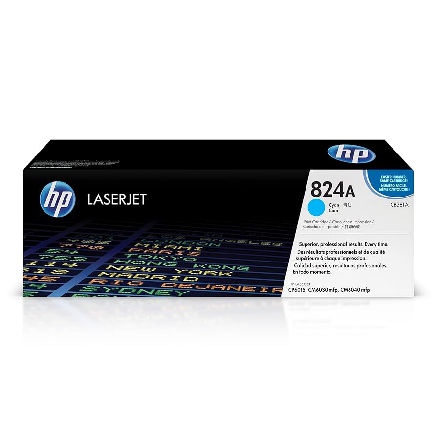 Amazon.com: HP 824A Cyan Toner Cartridge | Works with HP