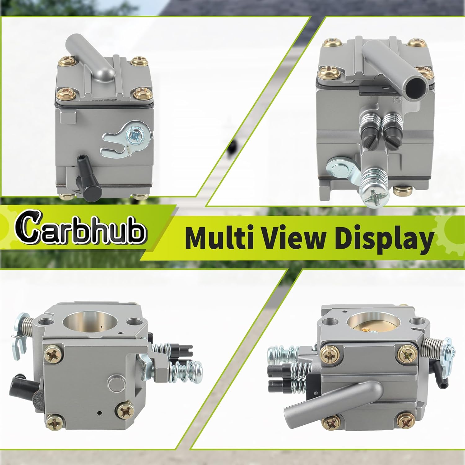 Carbhub Carburetor Carb Fit for STIHL Chainsaw 038 MS380 MS381 038 AV Chainsaw Replace 11191200602, 0000 400 1300, 1119 120 0605 with Ignition Coil Fuel line Filter