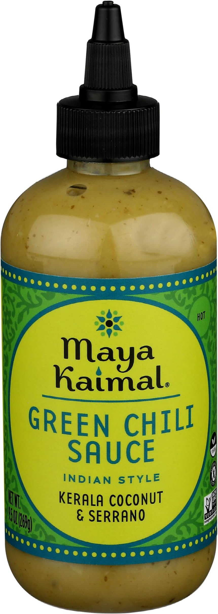 MAYA KAIMAL Green Chili Sauce, 9.5 OZ