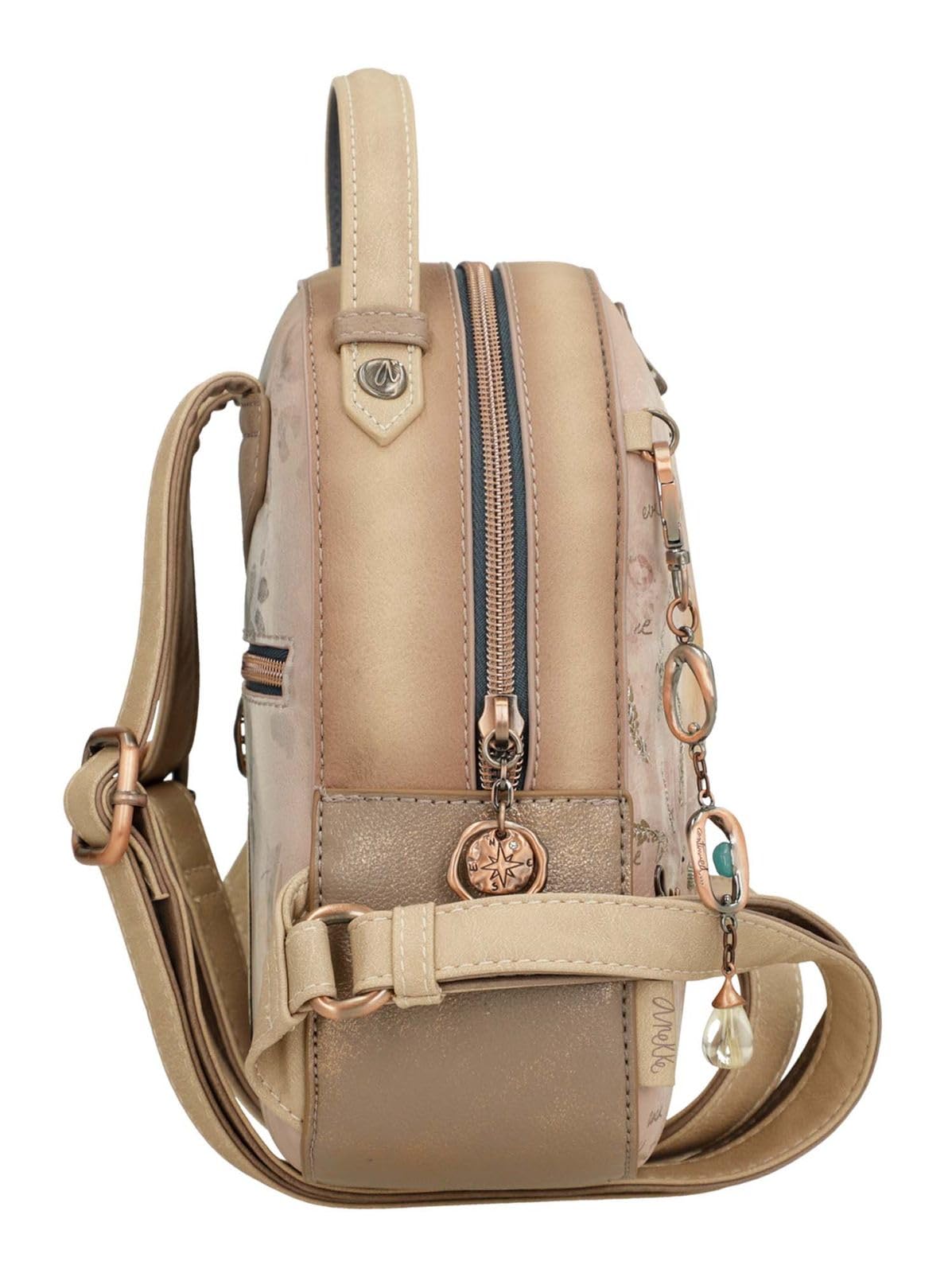 Anekke Mochila Pequeña de Paseo Memories - Compacta y Ligera con Estilo Bolsillos Interiores y Traseros | Medidas: 19x23x8 cm