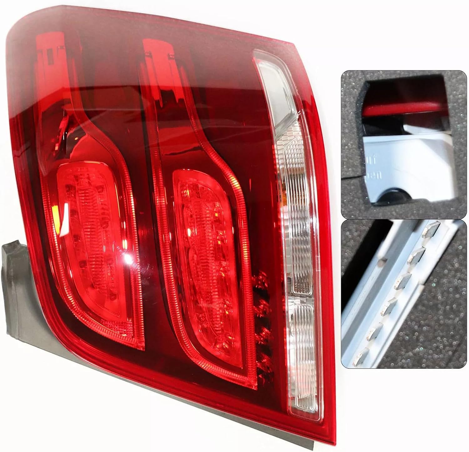 Halogen Tail Light Assembly for Mercedes for Benz GLK250 350 2013 2014 2015 Tail Lamp Red Lens Tail Lights Brake Lamps Right Passenger Side Rear Tail Light 2049060457, MB2801146 (RH Side)