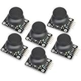 6 Pack Joystick Module Game Console Dual-Axis XY Joystick Module KY-023 Control Stick Sensor Board Compatible with PS2 Arduino Raspberry Pi