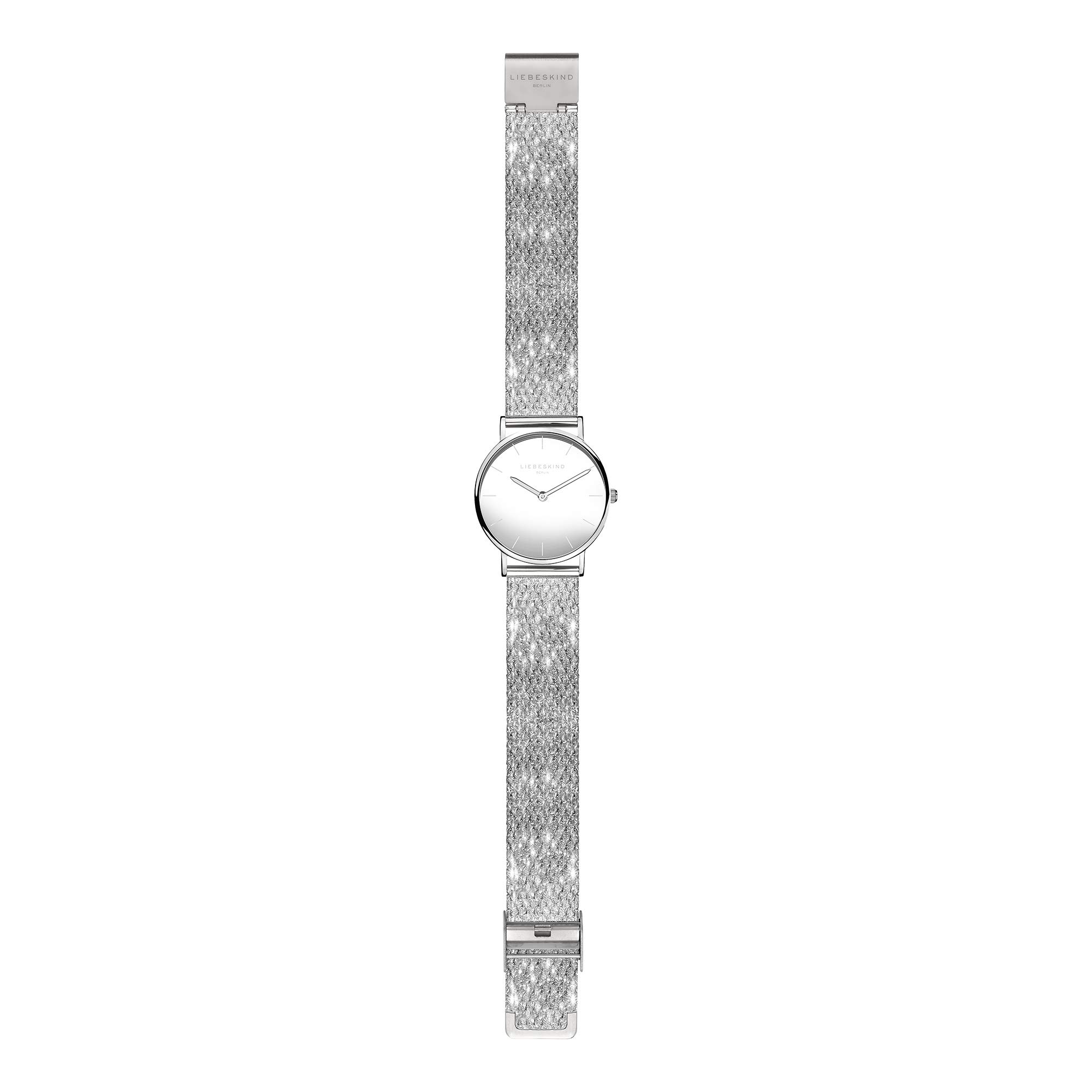 Liebeskind Berlin Zegarek Damski – Okrągły Zegarek Kwarcowy 34 Mm – Glitter Bransoleta Mesh – 5 Atm Wodoodporny – Nowoczesny & Elegancki – Dostępne W Różnych Kolorach