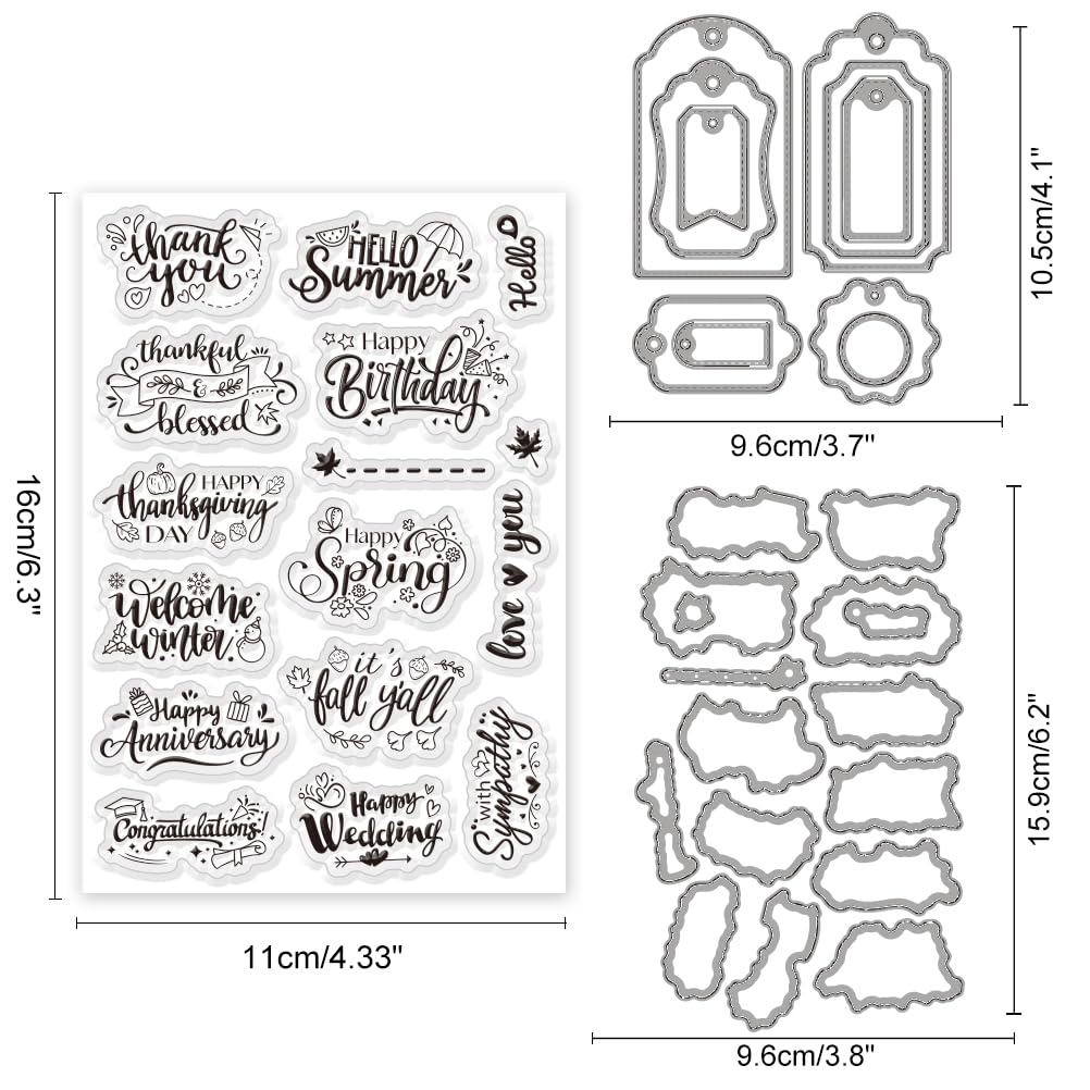 Matrces De Découpe Transparentes Pour Tmbres, Jonts En Slcone