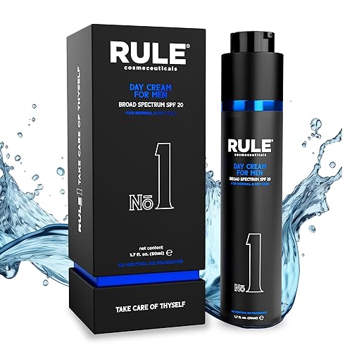 Miniatura 2 de Crema de día No.1 para hombres, hidratante facial antienvejecimiento 10 en 1 para reducir las arrugas y la sequedad, SPF 20, colágeno, vitaminas B,