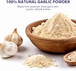 Soeos Pure Ground Garlic Powder, 22 oz (624 g), 100% Natural, Great for Cooking, Baking, Seasoning & Marinades.