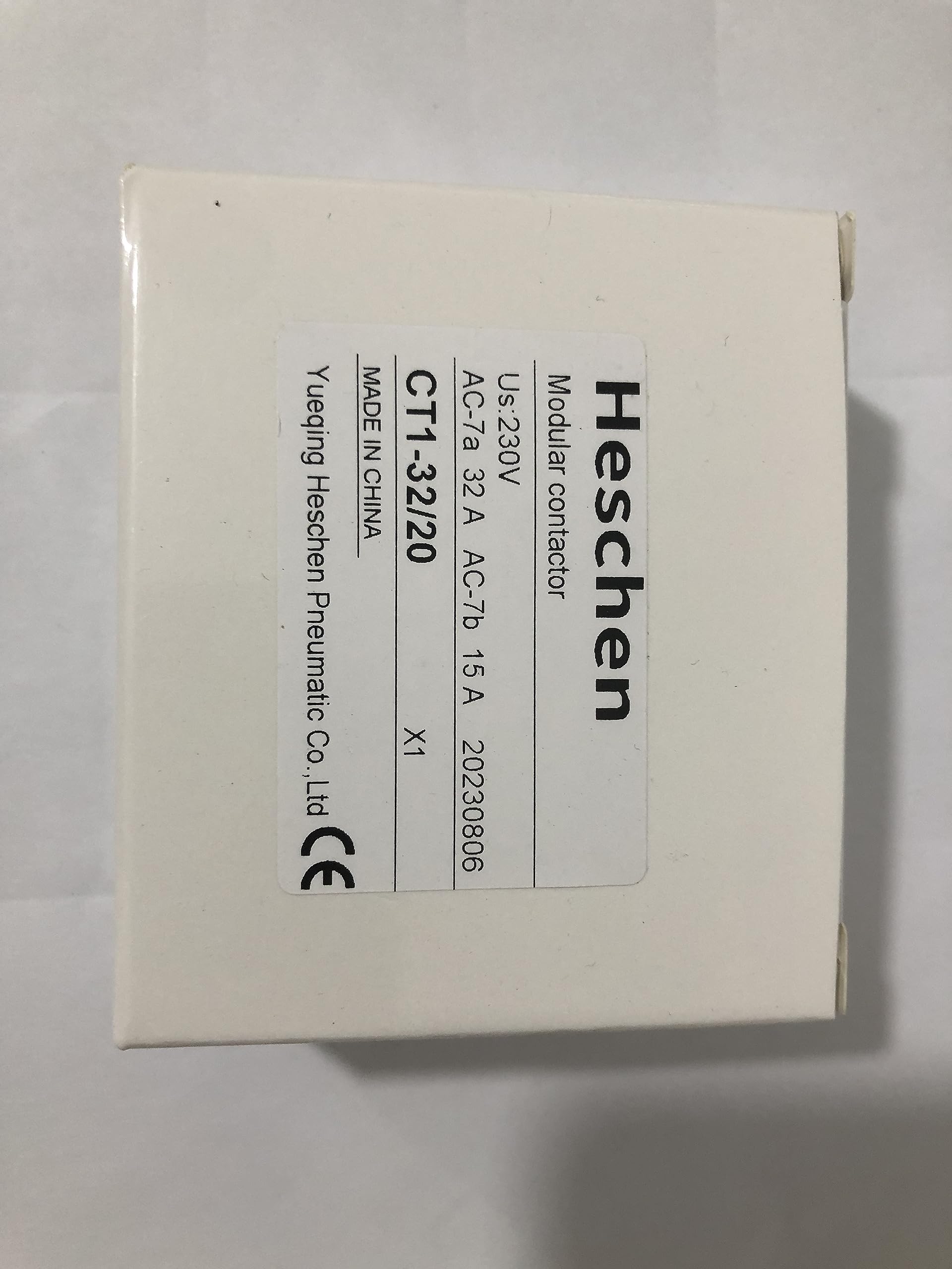 Relais 220v Heschen Contacteur AC Domestique, HS1-32, Ie 32A, 2 Pôles 1NO 1NC, Tension De Bobine AC 24V, Montage Sur Rail DIN 35 Mm, Homologué TUV Relais 230v