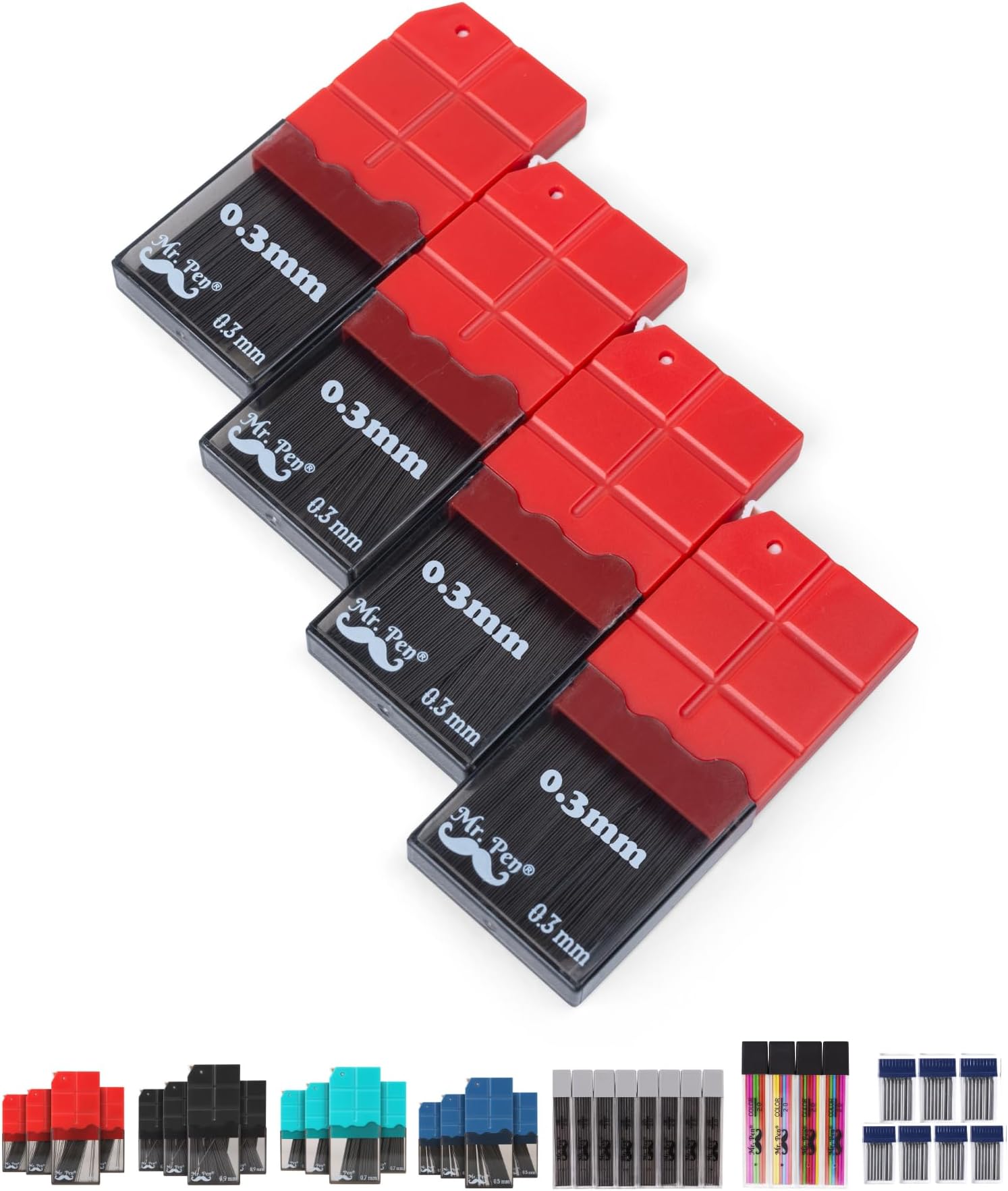 Mr. Pen 0.3 Lead Refills, Pack of 800, 0.3 Lead, Lead