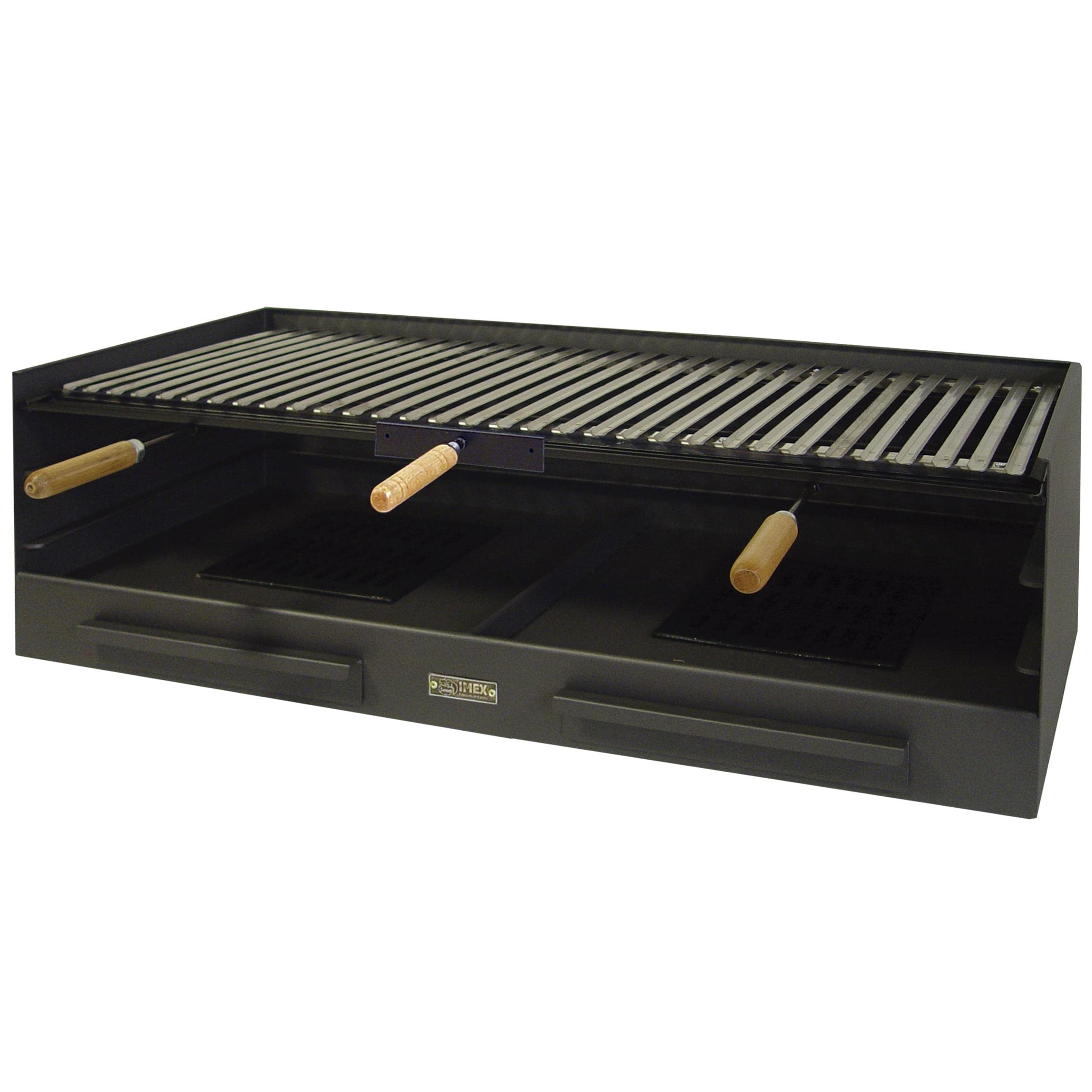IMEX EL ZORRO 71470 - Cajón Barbacoa con Parrilla INOX 100x40x33 cms.