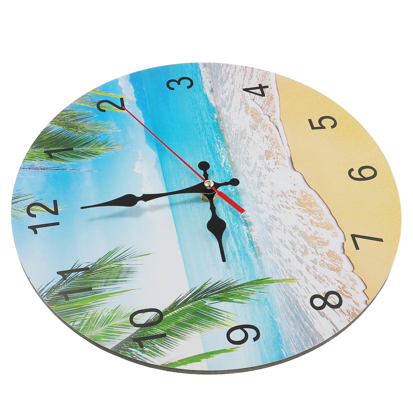 3 pezzi Orologio da parete con paesaggio da spiaggia Orologio da parete Orologio da parete digitale a batteria Orologio da parete digitale Orologio da parete per la casa Reloj De Pared Orologio a bat
