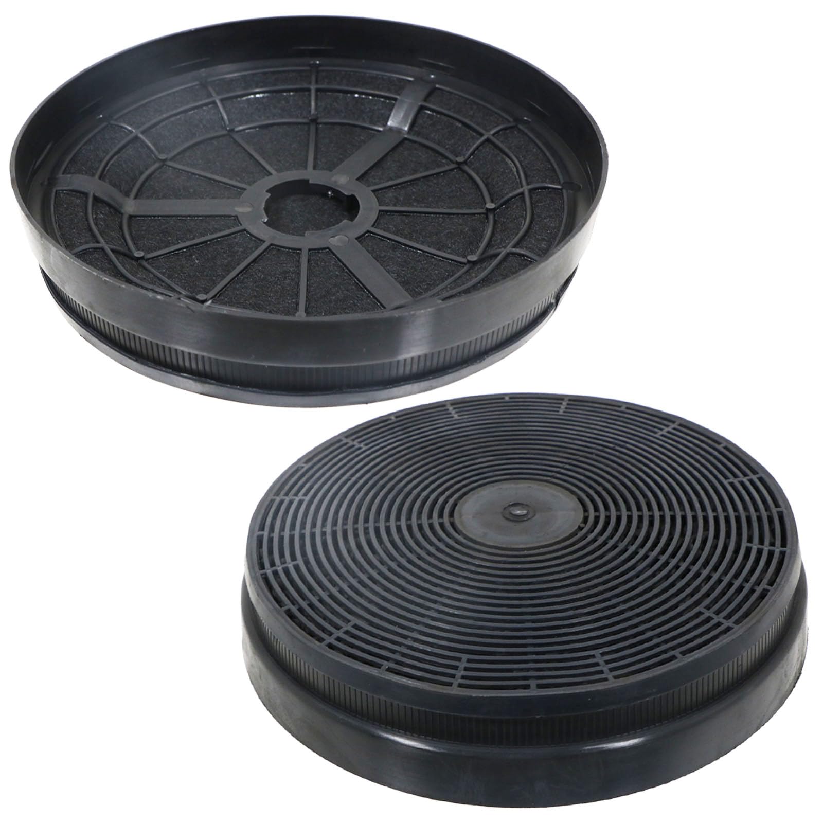 Spares2go Black Active Carbon Odour Filter For Howdens Cooker Hood/Vent Extractor (Pack Of 2)