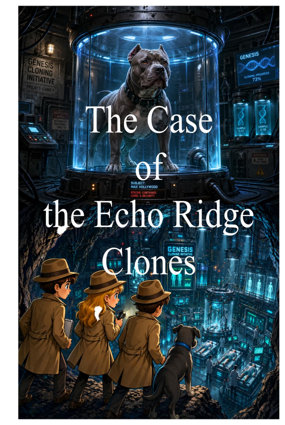 The Case of the Echo Ridge Clones: The Case of the Echo Ridge Clones A Suspenseful Kid Detective Adventure for Ages 8–12 with a Brave Dog, Creepy ... Large print. (Max Hollywood Msyteries)