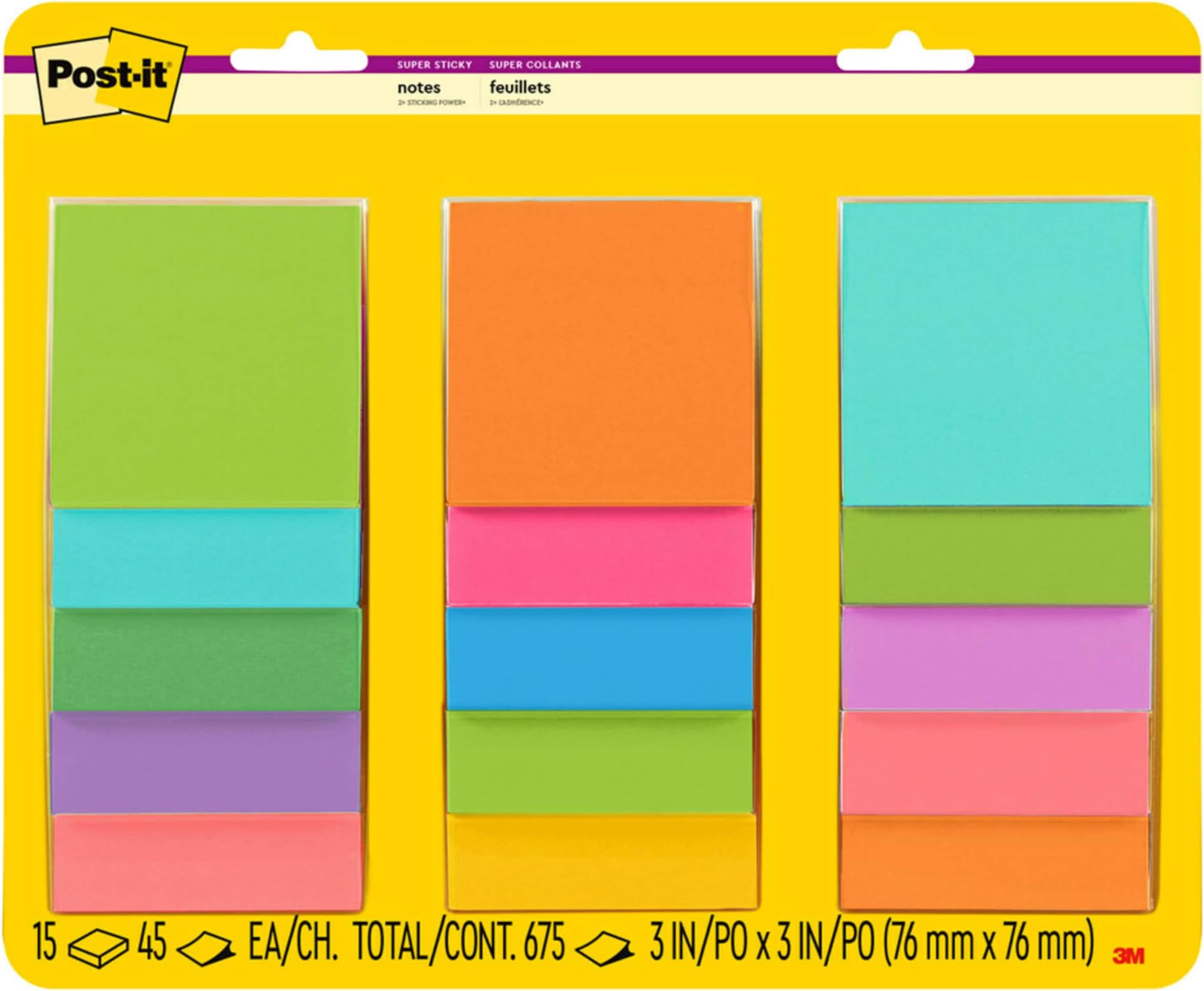 Amazon.com : Post-it® Notes Original Notepad Value Pack - Cape Town ...