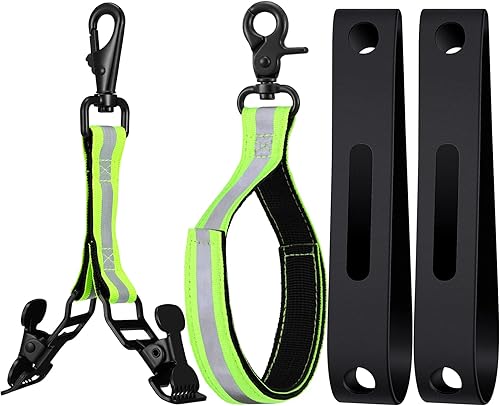 4 herramientas de bombero, incluye 2 bandas para casco de bombero, 2 correas para guantes, banda para casco de bombero, correa de seguridad con