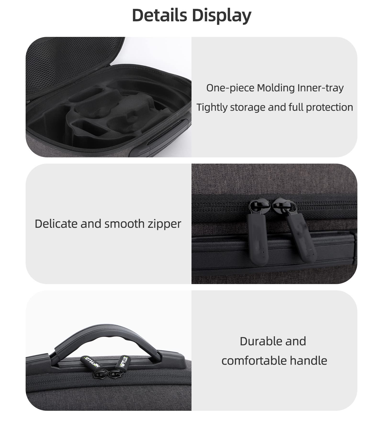 VR-Aufbewahrungstasche kompatibel für PICO 4, Tragetasche für VR-Gaming-Headsets, harte Reisebox für Virtual-Reality-Headsets, Controller-Kopf, schützende All-in-One-Koffertasche für VR-Brillen